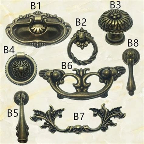 Umy LOCKS Poign E De Meuble En Bronze Style Antique Classique 5 Pi Ces