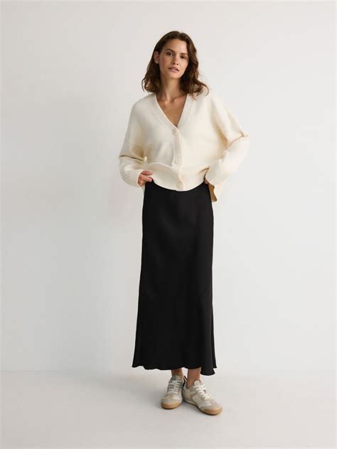 Viscose Blend Cardigan Color Nude RESERVED 746AP 02X