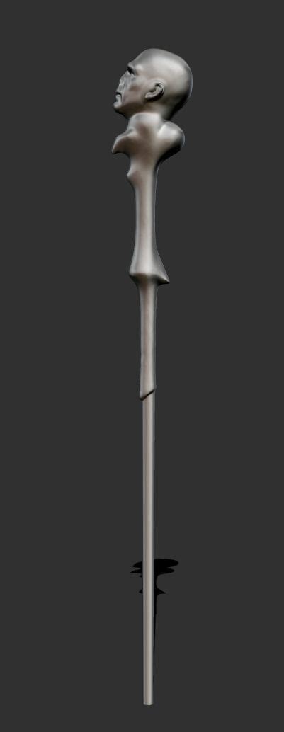 Lord Voldemort wand 3D model 3D printable | CGTrader