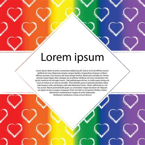 Letras Del Orgullo Gay En Tarjeta De Las Tarjetas Del Día De San Valentín LGBT Endereza Concepto
