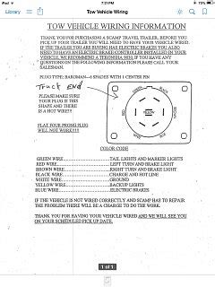 Scamp wiring connector pin-out? - Fiberglass RV