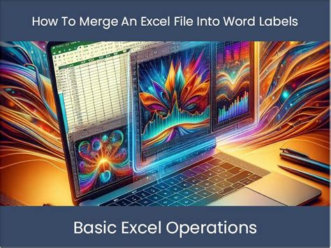 Excel Tutorial How To Merge An Excel File Into Word Labels Excel