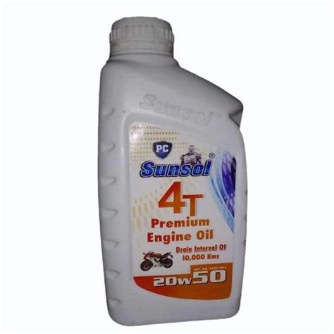 Full Synthetic W Sunsol T Premium Engine Oil Bottle Of Litre At