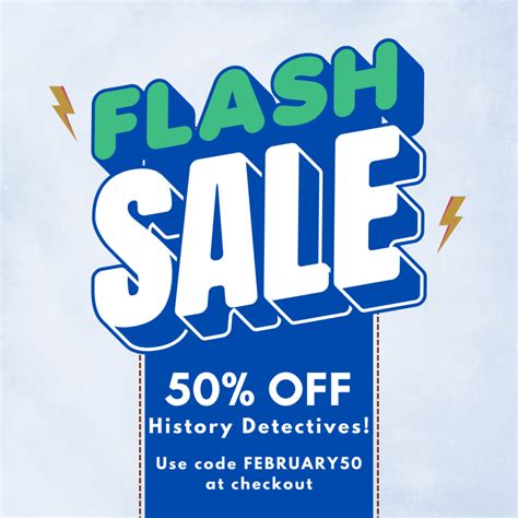 February Flash Sale on History Detectives! - Knowable World