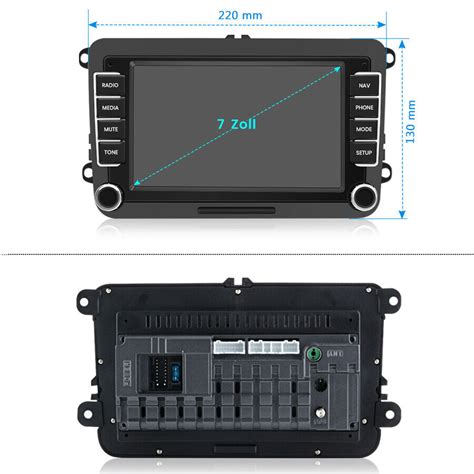 Carplay F R Vw Golf Skoda Seat Android Autoradio Gps Nav Wifi Bt