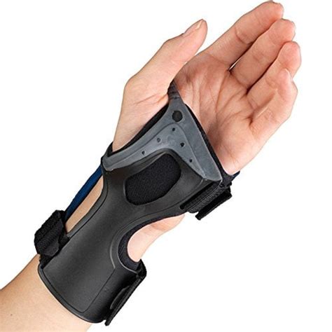 Otc Wrist Brace Molded Exoskeleton Low Profile Exolite Large Left