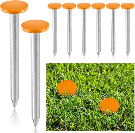 Amazon.com: Silkfly 8 Pcs Survey Marker Low Profile Heavy Duty