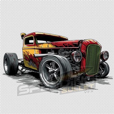 Rat Fink Style Hot Rod Png Clipart Bundle Muscle Car Decal Low Rider Digital Image Hotrod