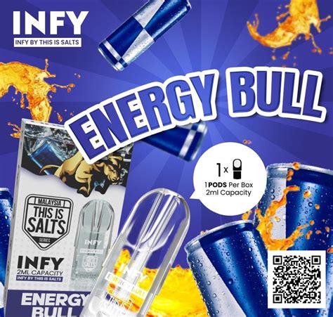 Infy Pod Energy Bull เรดบลู Relxfast