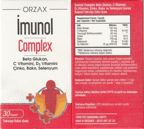 Orzax İmunol Complex + İmunol Sambucus Şurup - OnuAl Fiyat Arşivi