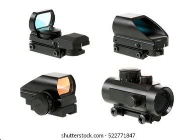 Different Types Collimator Sights On Isolated Stock Photo 522771847 ...