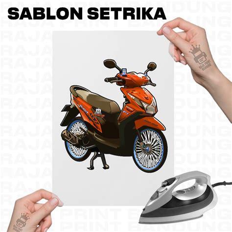 Jual Sablon Sticker Setrika Dtf A Ready To Press Siap Disetrika Di