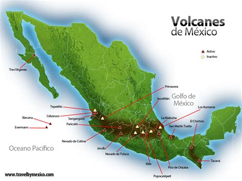 Mapa De Volcanes
