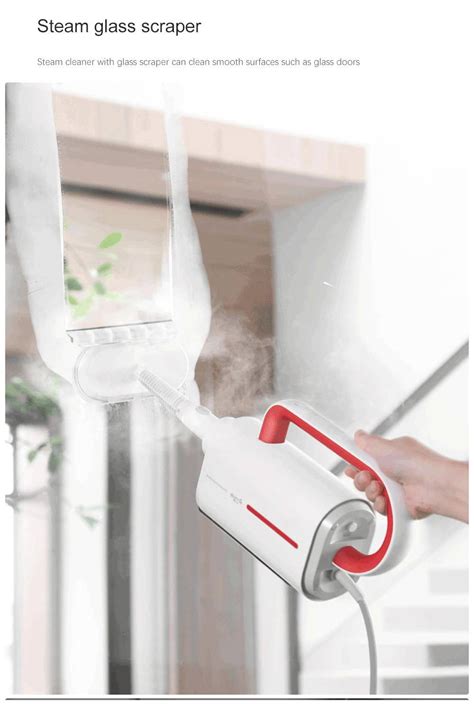 Deerma DEM-ZQ610 Multi-function Steam Cleaner Red