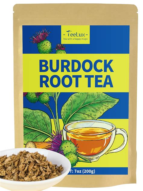 TeeLux Burdock Root Tea, Loose Leaf Herbal Tea, Rich in Vitamin C