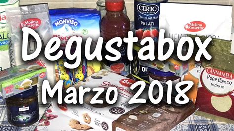 DEGUSTABOX Marzo 2018 Codice Sconto MARINAE 340 R YouTube