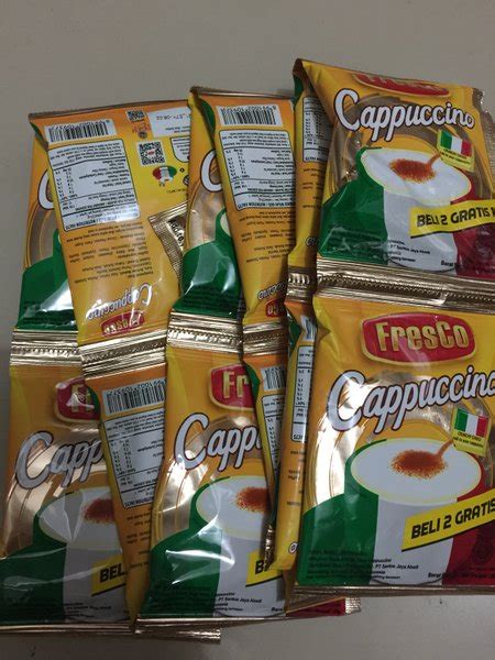 Jual Fresco Cappuccino Kopi Sachet Capucino 10x25 Gram Di Lapak