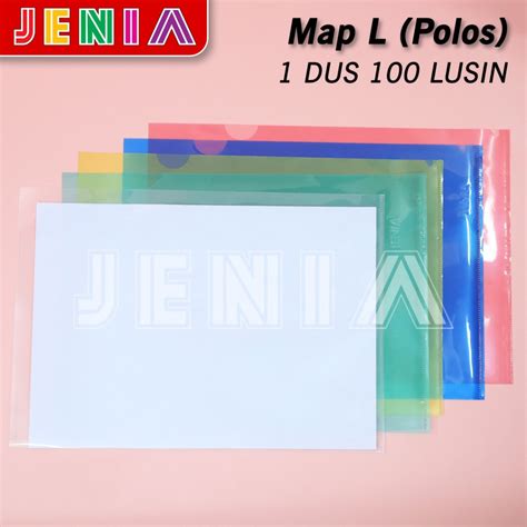 Jual Map L Bening Map Plastik Transparan Clear Sleeves Folio