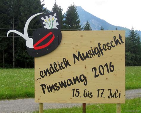 Musik Füssens Tiroler Nachbargemeinde Pinswang freut sich beim