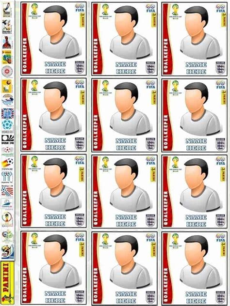 Sport Sticker Book Template Pe4learning