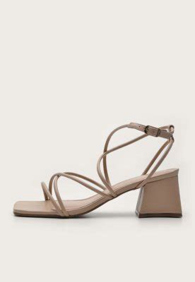 Sand Lia Via Uno Tiras Nude Compre Agora Dafiti Brasil