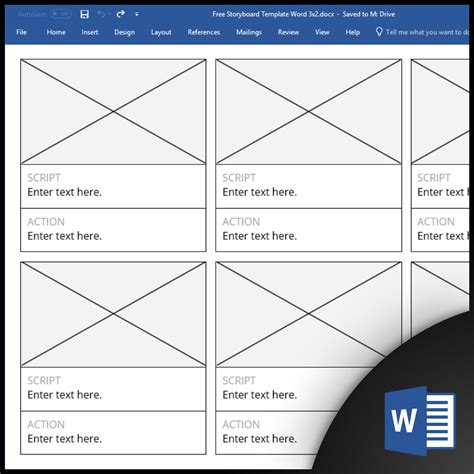 Free Storyboard Templates for Microsoft Word [.docx]