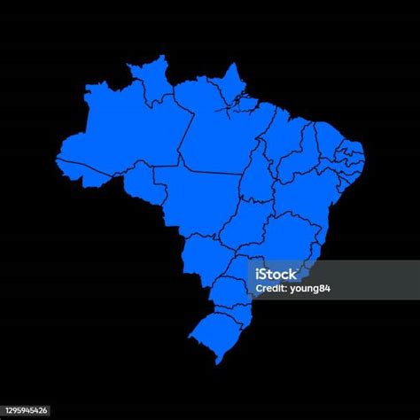 Map Of Brazil Stock Illustration Download Image Now Brazil