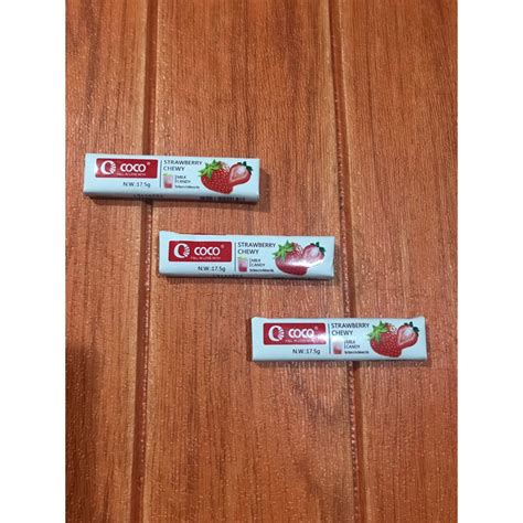 Coco Strawberry Chewy Milk Candy Sold Per Piece Lootbag Fillers Party