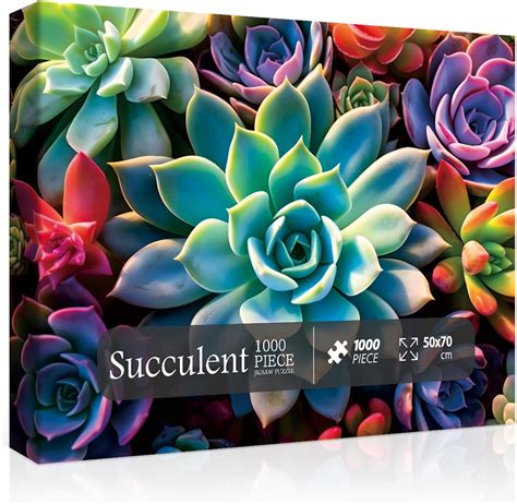 Amazon Impossible Succulent Puzzle For Adult Piece Pickforu