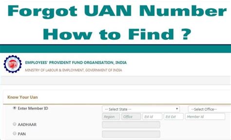 Forgot Uan Password How To Recover Epf Uan Login Password