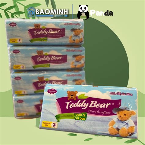 Giấy Rút đa Năng Teddy Bear Siêu Dai Thấm Dầunước Giấy Rút Lau Bếp