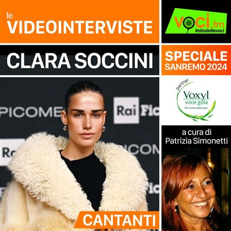 Speciale Sanremo Da Mare Fuori Clara Soccini Su Voci Fm