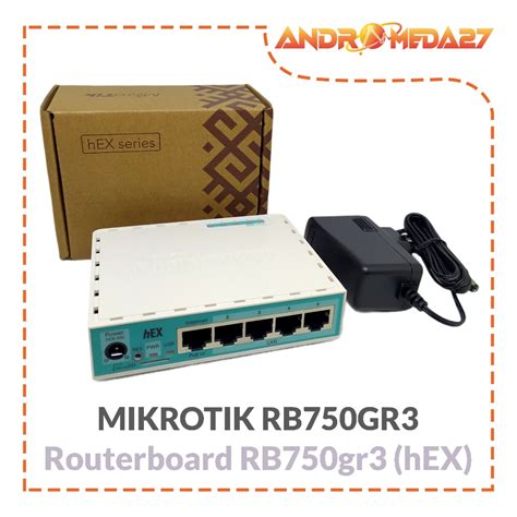 Jual Mikrotik Routerboard Rb750gr3 Hex Shopee Indonesia