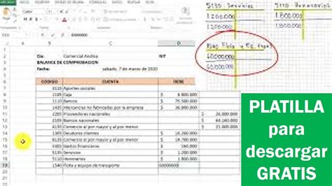 Como Hacer Un Balance De Comprobaci N En Excel Formato Para Descargar