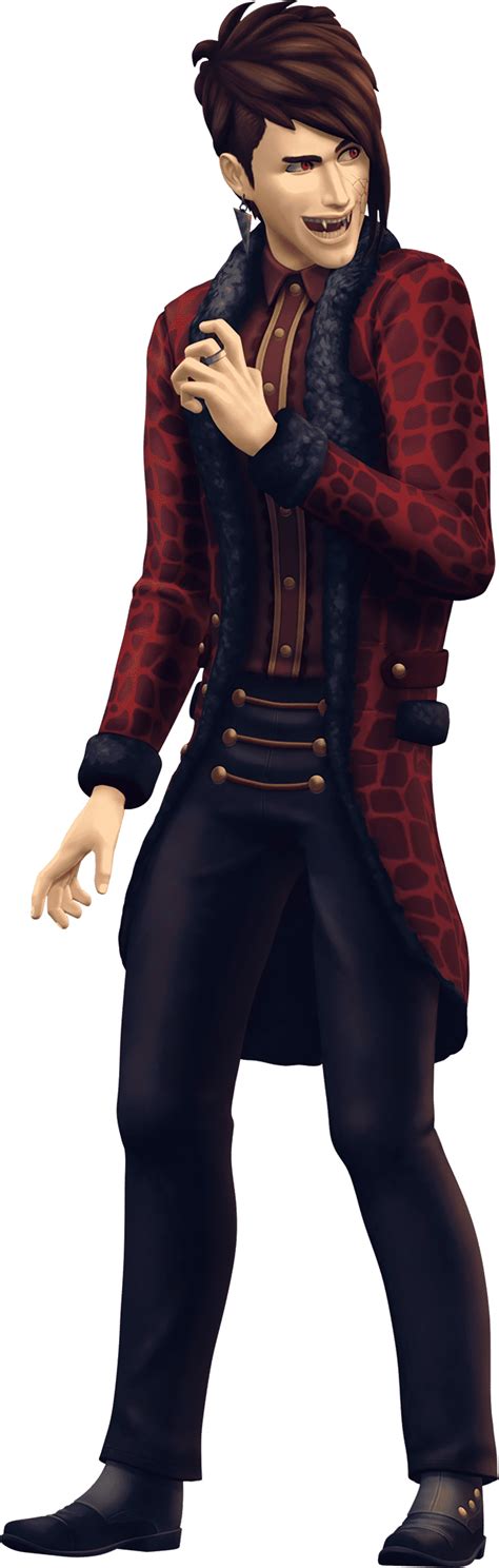 The Sims Vampires Individual Renders From The Box Art