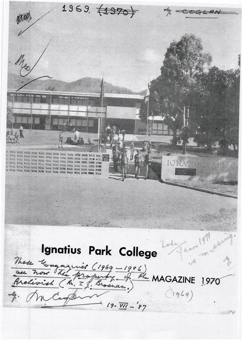 1969 Ignatius Park College Magazine By Ignatius Park College Issuu