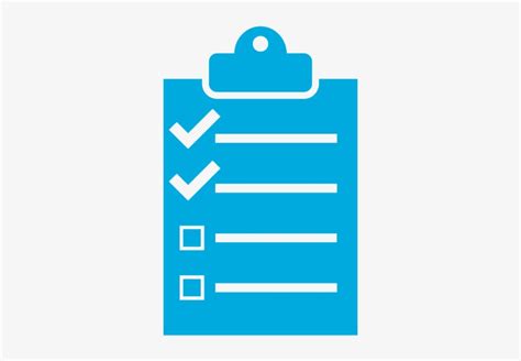 Checklist Icon File Checklist Icons Blue Free Transparent Png