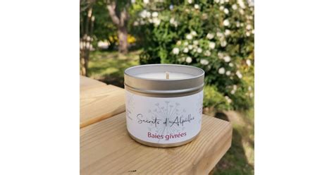 Bougie Baies Givr Es Bougies Parfum Es Secrets D Alpilles