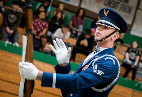 Af Honor Guard Visits Local High School Eglin Air Force Base