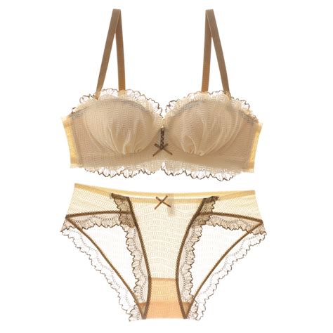 Bra Panties AB Youth Girl Lingerie Sexy Lace Wireless Women Bra Set High Quality Comfort