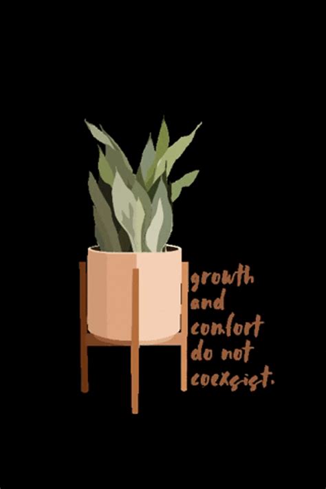 Beige Minimalist Plant Box Flickering Text 