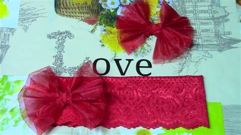 Как сделать бантик / Бабочка из органзы /Бантик из органзы (фатина ...