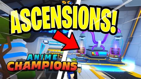 How To ASCEND Champions In Anime Champion Simulator ACS Roblox YouTube