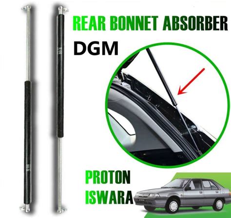 Proton Iswara Saga Aeroback Hatchback Lmst Rear Bonnet Absorber Rear