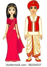 Indian Traditional Dresses Of States Drawing Andhrapradesh Culture