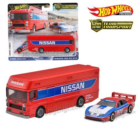 日版 Hot Wheels Premium Car Culture 1 64 合金模型車 Team Transport 1994 Euro Hauler 1994 Nissan