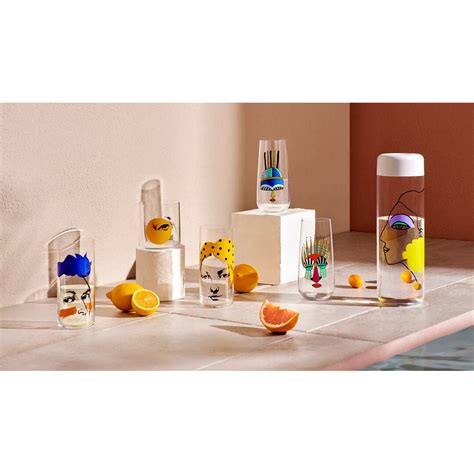 Nude Mirage Rock Pop Uzun Kokteyl Bardağı Su ve Meşrubat Bardakları Nude