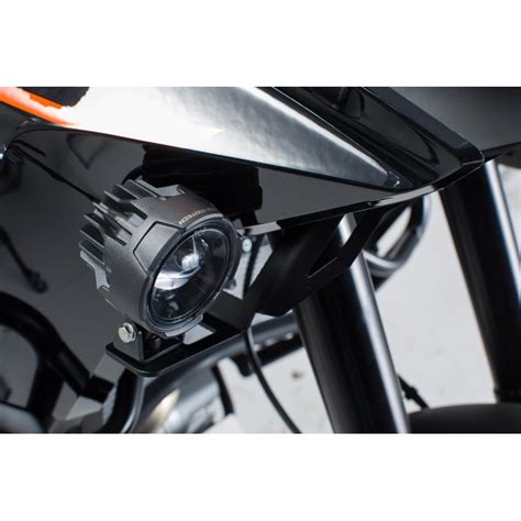 Supports Pour Feux Additionnels Sw Motech Noir Pour Ktm Adv