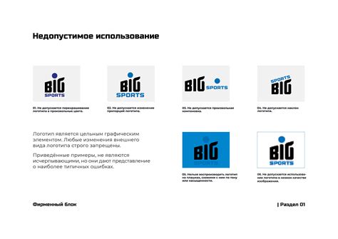 Гайдлайн для Big Sports | Guidelines for Big Sports on Behance