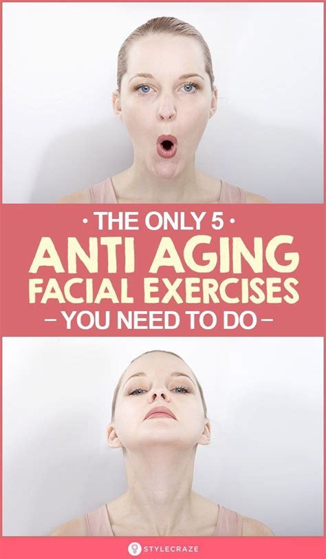 5 best anti aging facial exercises – Artofit